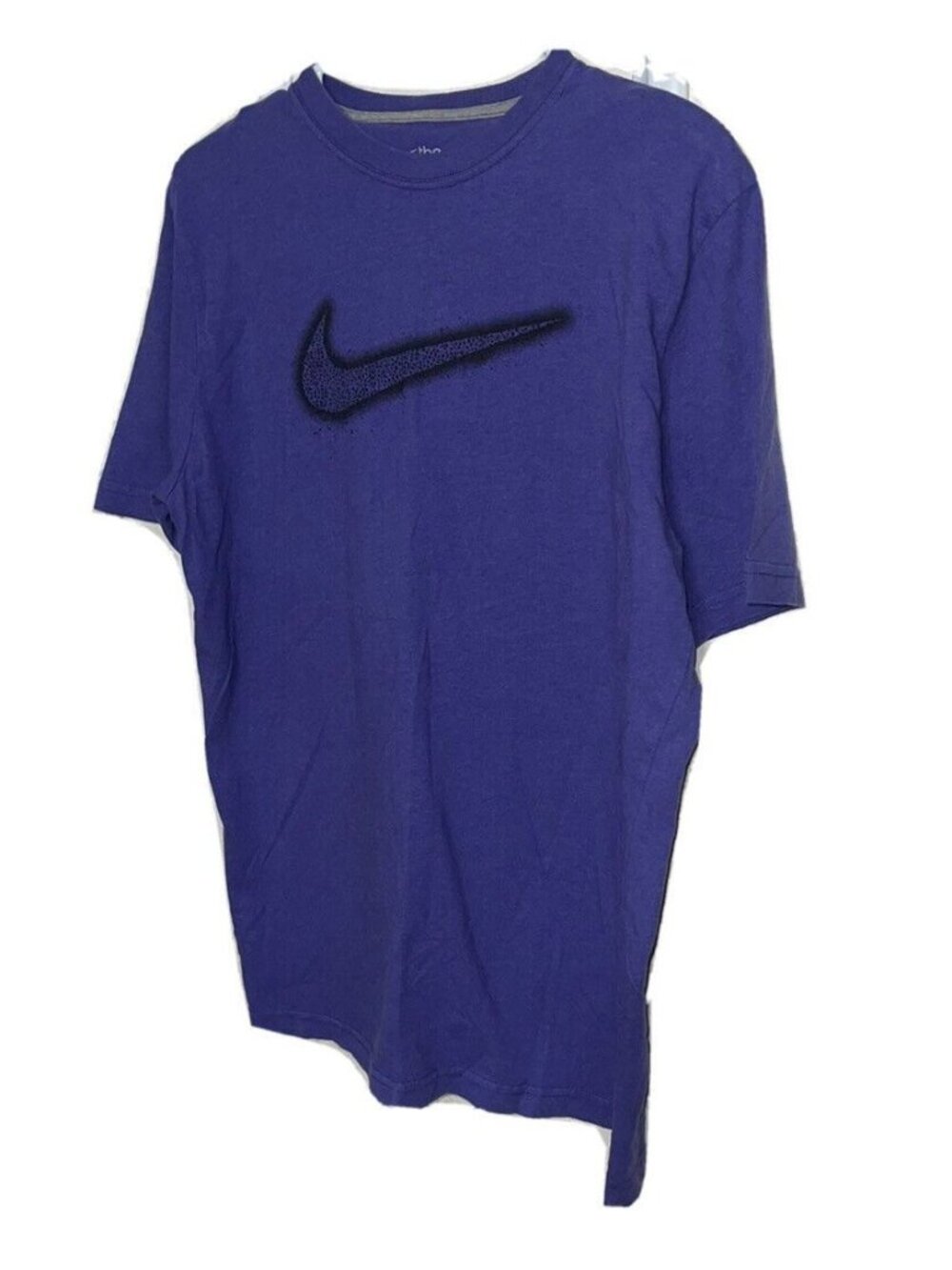 Nike The Athletic Dept T Shirt Sz L Mens Purple Short Sleeve Swoosh